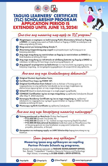 taguig learners certificate